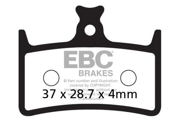 CFA647R - EBC Brakes Organic Performance Cykelbremseklodser