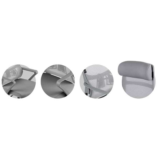 Sofotel Brema Micro-Mesh -toimistotuoli, harmaa