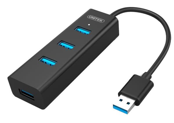 Unitek Y-3089 4xUSB 3.0 USB-hub sort