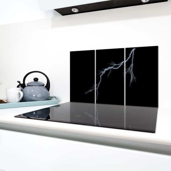 Lasinen suojalevy liedelle 3x30x52