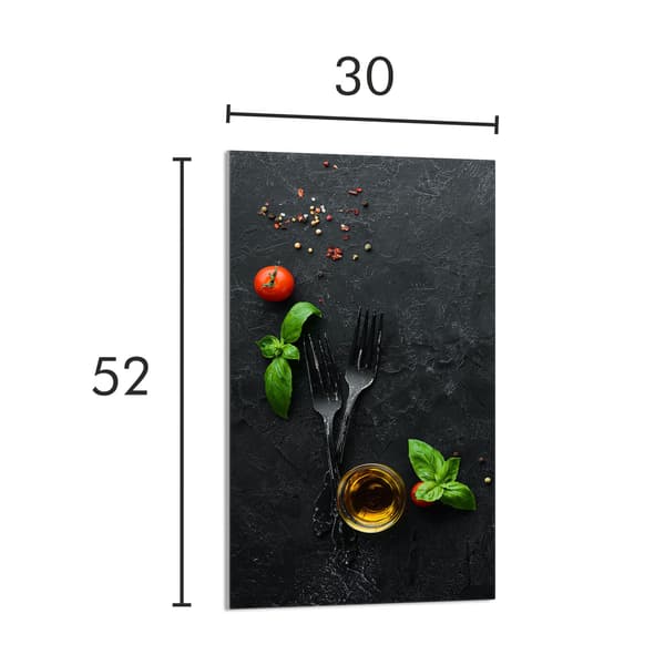 GLAS SKÄRBRÄDA 30x52 SKIFFER
