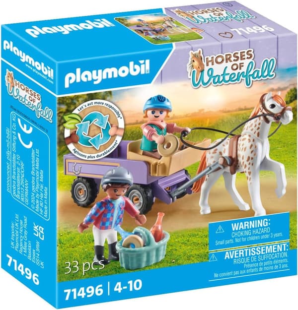 PLAYMOBIL PONYKARRAGE 71496