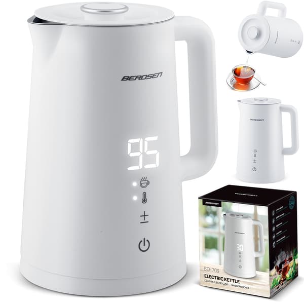 Vattenkokare 1,7l Berdsen BD-709 vit