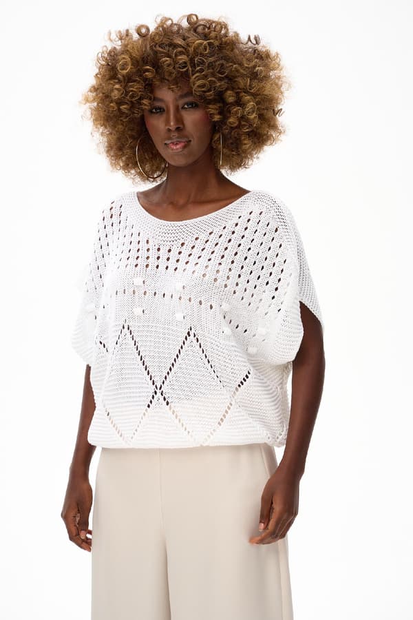 Damebluse Haks Ecru 40/42