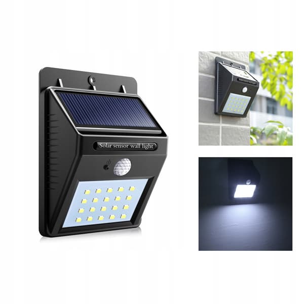 WW40HALOGEN SOLLYMPE 20 LED'ER MED BEVÆGELSESSENSOR