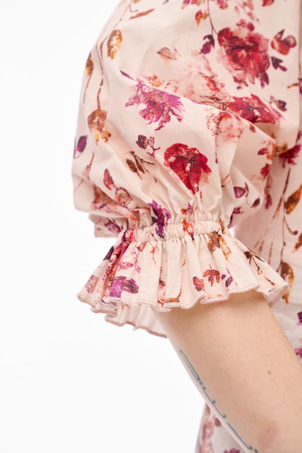 Abena Pudderrosa Damebluse 38