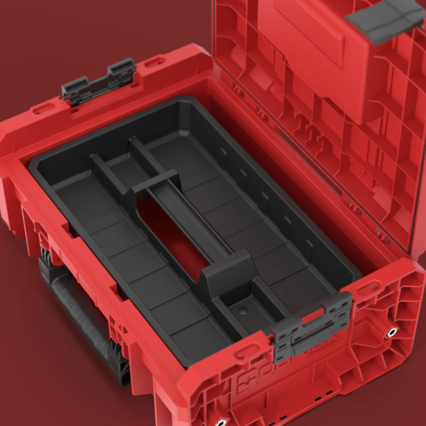 QBRICK SYSTEM PRO TechnicianCase2.0 RedUltraHDSpecialdesignet kuffertboks 12l
