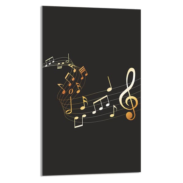 SKÄRBRÄDA I GLAS 30x52 Musik