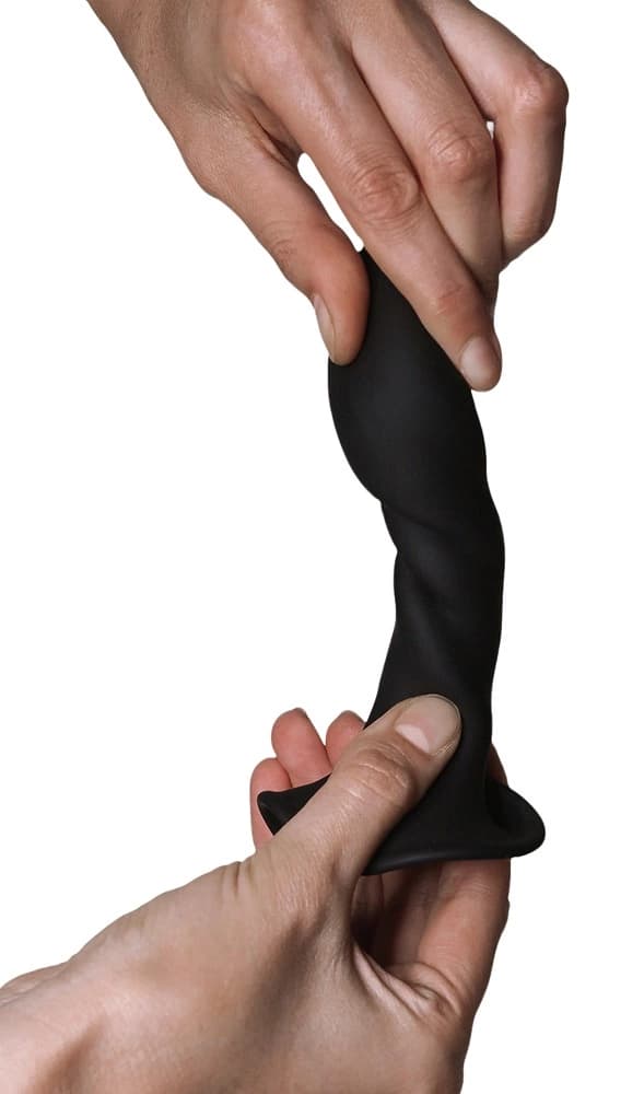 Adrien Lastic Silikone Blød Dildo 129 cm Hitsens 5 Sort