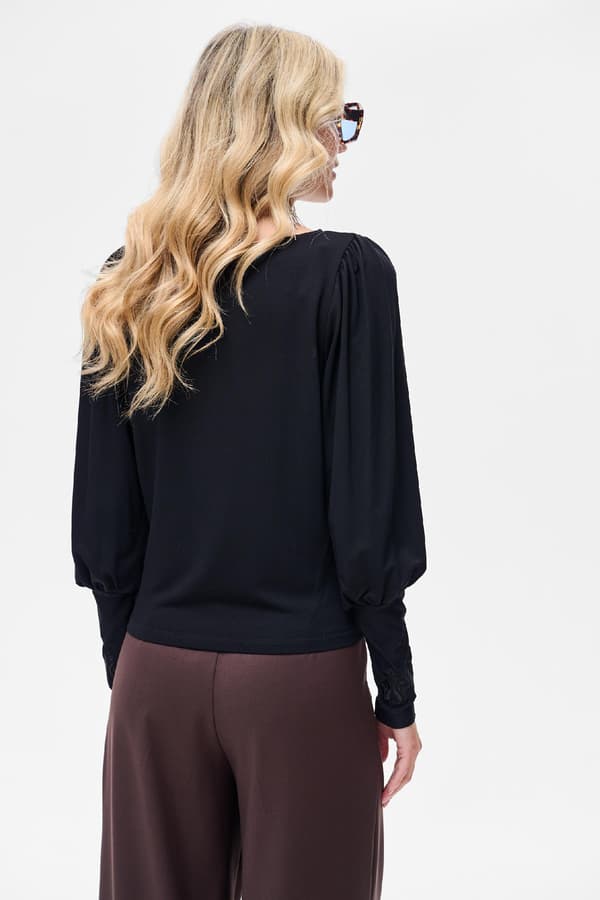 Miro Sort Damebluse Miro Sort Damebluse 36/38