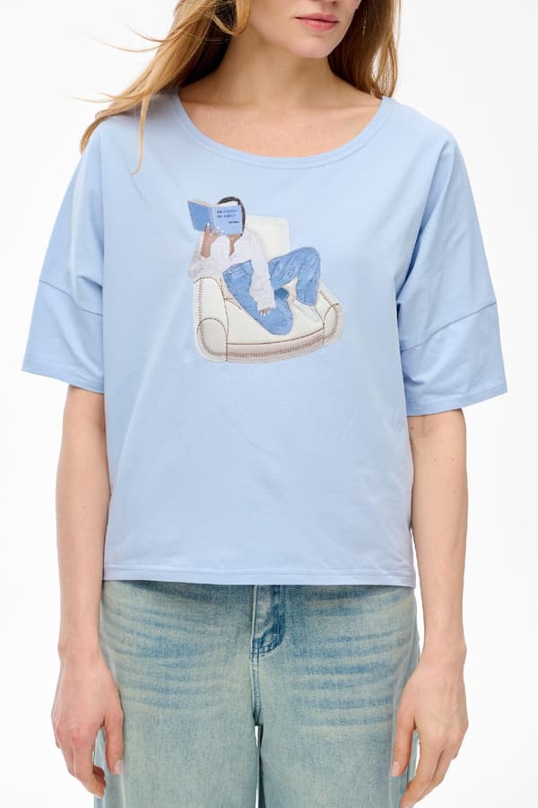 Tina Lyseblå Damebluse 44/46