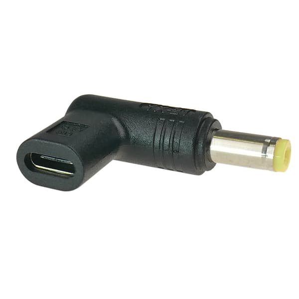 USB-C-adapter til strømforsyning af bærbar computer med 5,5x1,7 mm stik