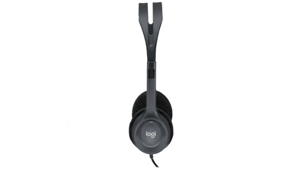 Logitech H111 Stereo Headset med ledning, 3,5 mm jackstik, Sort