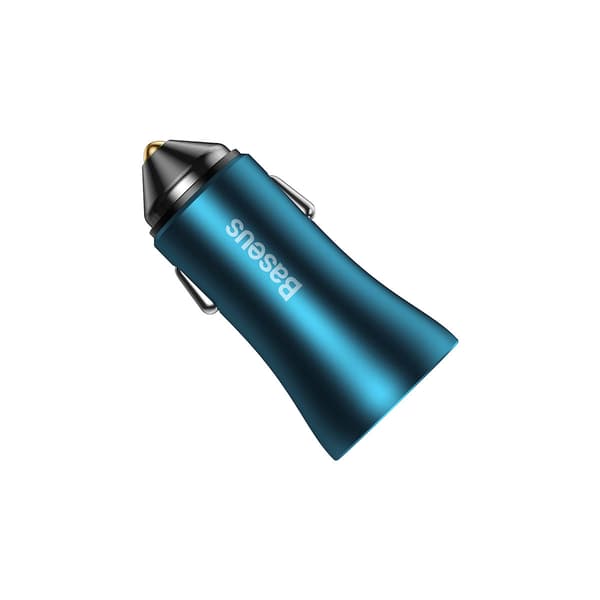 Golden Contactor Max USB USB-C 60W QC Hurtig Biloplader Blå