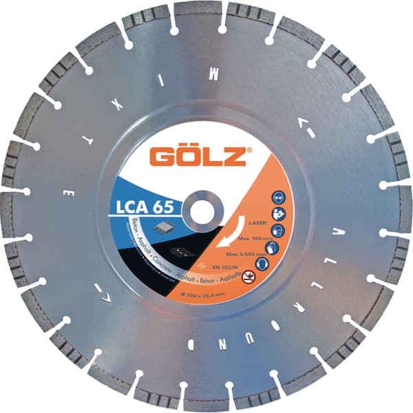 Gölz asfalt/beton kapskive LCA 350x10mm