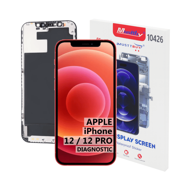 Programmerbar mjuk OLED-display som original för Apple iPhone 12 och 12 Pro