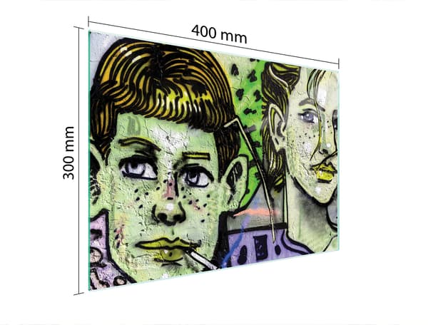 GLAS SKÄRBRÄDA 40x30 BARN