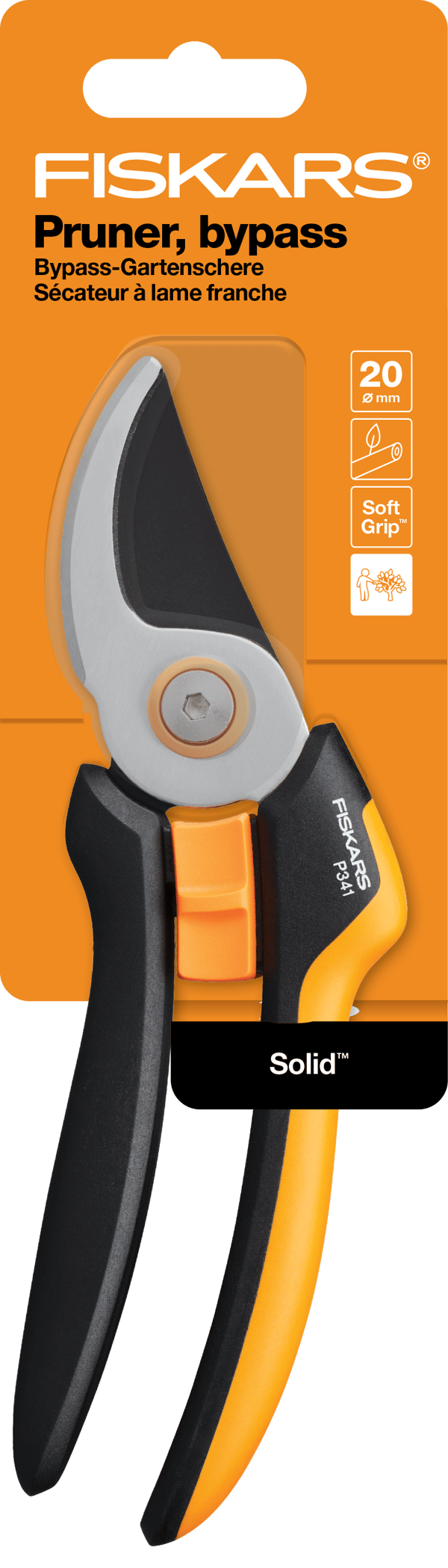 FISKARS SOLID Puutarhaleikkurit tuoreille versoille, terävät P341
