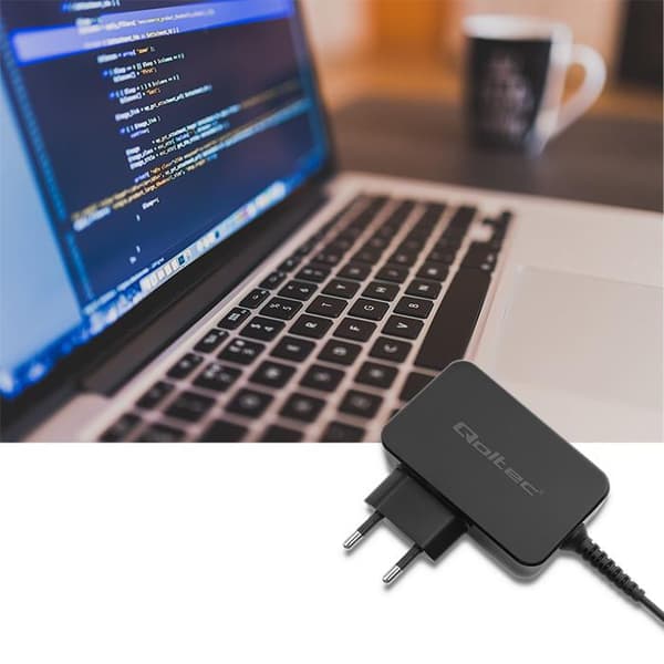 Qoltec universal strømadapter til bærbar computer 30W | 8 stik