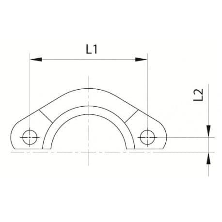 SFL SAE 3000PSI 2" 71.4 Fläns Halvfläns