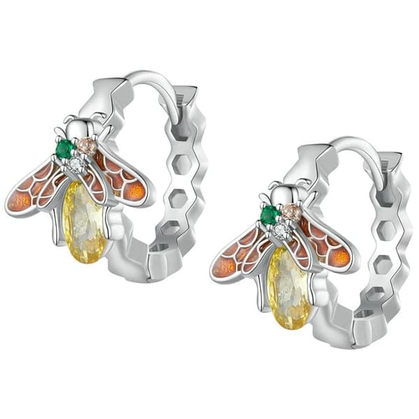 Pendientes de plata Pendientes de abeja Pendientes de plata 925