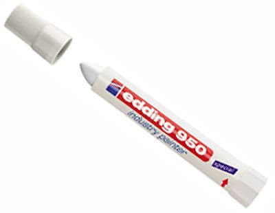 Edding 950 vit tuschpenna
