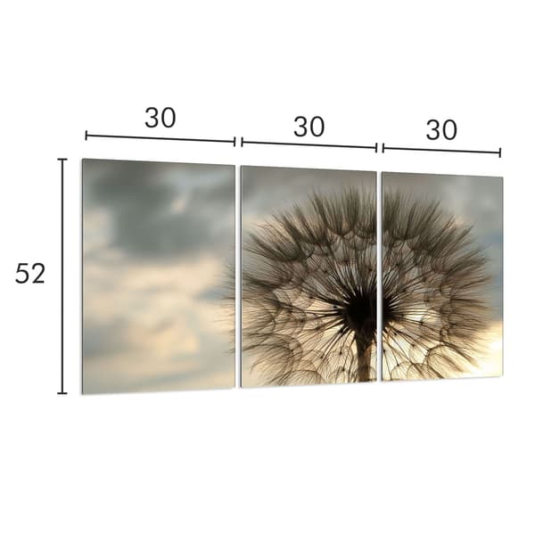 Skyddsplatta i glas för spis 3x30x52