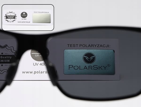 PolarSky kolfiberpolariserade solglasögon