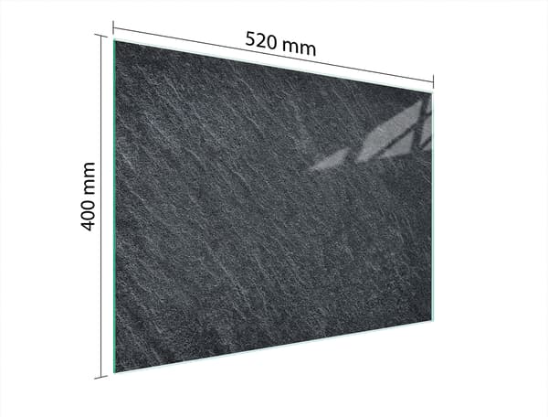 SKÄRBRÄDA I GLAS 52x40 SKIFFE