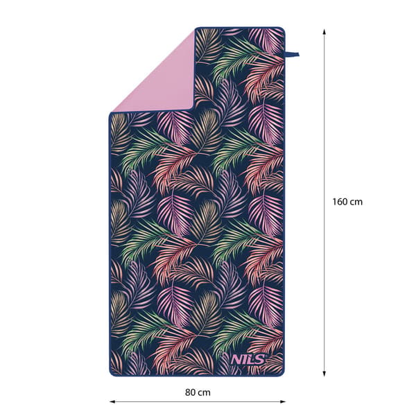 NCR14 JUNGLE MICROFIBER HÅNDKLÆDE 160x80 cm NILS