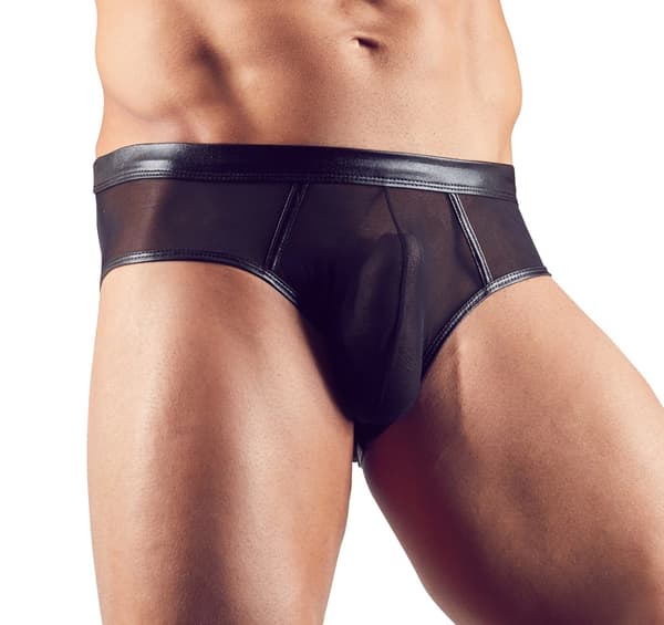 Svenjoyment Herre Mesh Open Back Trusser Sort M