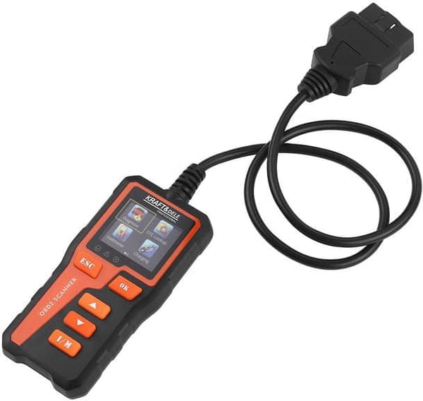 OBD II/EOBD-diagnostiikkatesteri LCD 2,36 tuumaa | Kraft&Dele