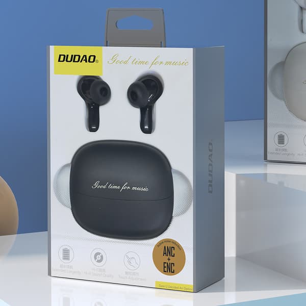 U21 TWS ANC ENC Bluetooth trådløse hovedtelefoner - Sort