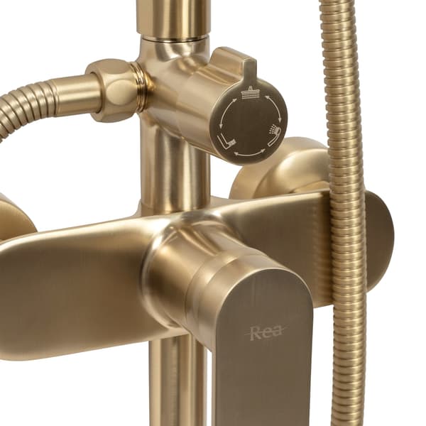 VERSO DUSCHSET BORSTAD GULD SKU REA-P9146