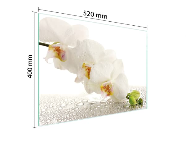 SKÄRBRÄDA I GLAS 52x40 ORCHID