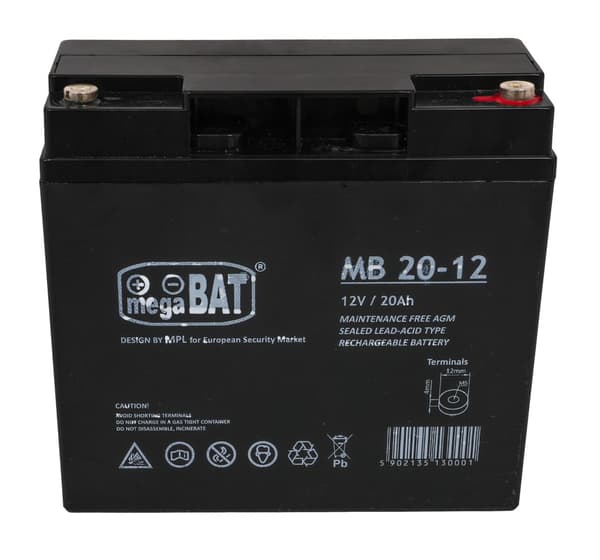 Fordonsdelar 12V/20AH batteri