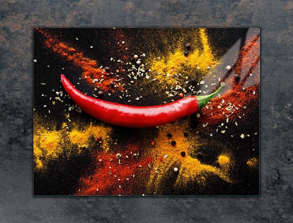 GLASSKYDDSPLATTA FÖR SPIS 70x52 CHILI