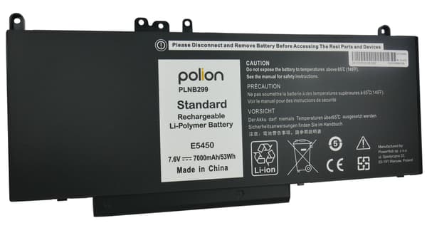 Dell G5M10 laptopbatteri för Latitude E5450 E5550 7000mAh