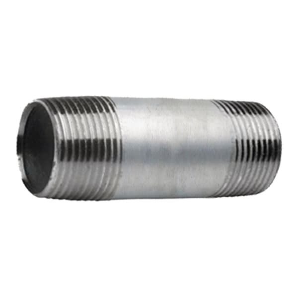 Rörnippel 2 1/2 tum 20 cm galvaniserad