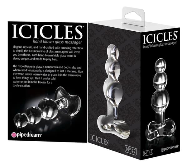 Icicles Glaskugleprop Perfekt til Massage