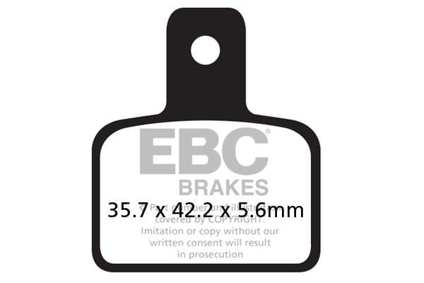 EBC FA495 bremseklodser (sæt til 1 skive)