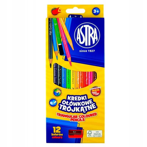 Astra Vision kolmiokynät 12 väriä