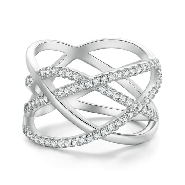 Silver trippelring storlek 14