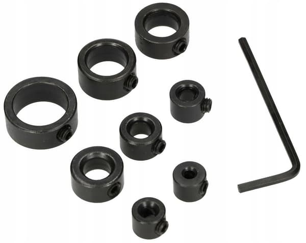 Borestop 8 stk.: 3, 4, 5, 6, 8, 10, 12, 16 mm