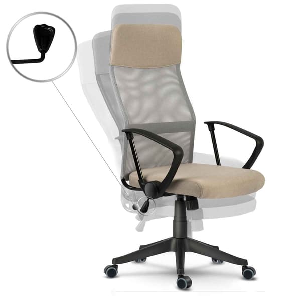 Sofotel Sydney kontorstol med mikronet, beige