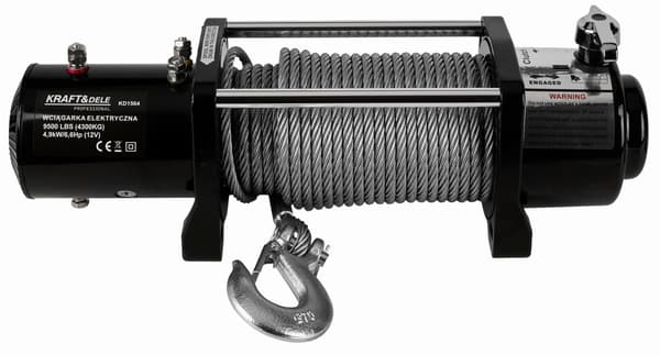 9500lbs 12V elektrisk spil | Kraft&Dele