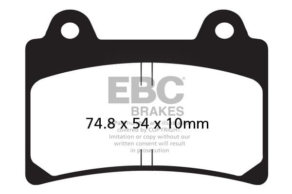 EBC FA123 jarrupalat (setti yhdelle levylle)