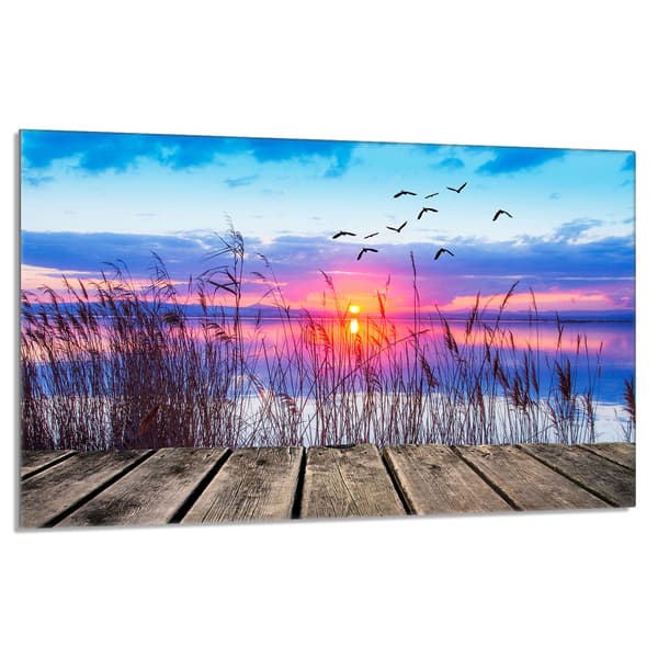 Skyddsplatta i glas för kaminen 80x52
