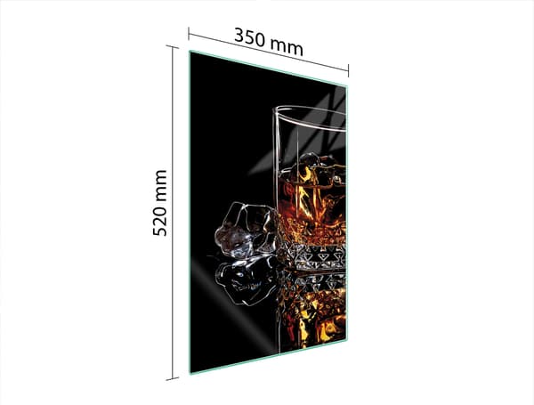SKÄRBRÄDA I GLAS 35x52 WHISKY