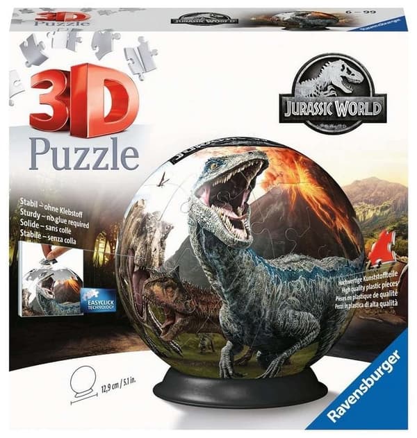 3D-puslespil 72 Globe Jurassic World